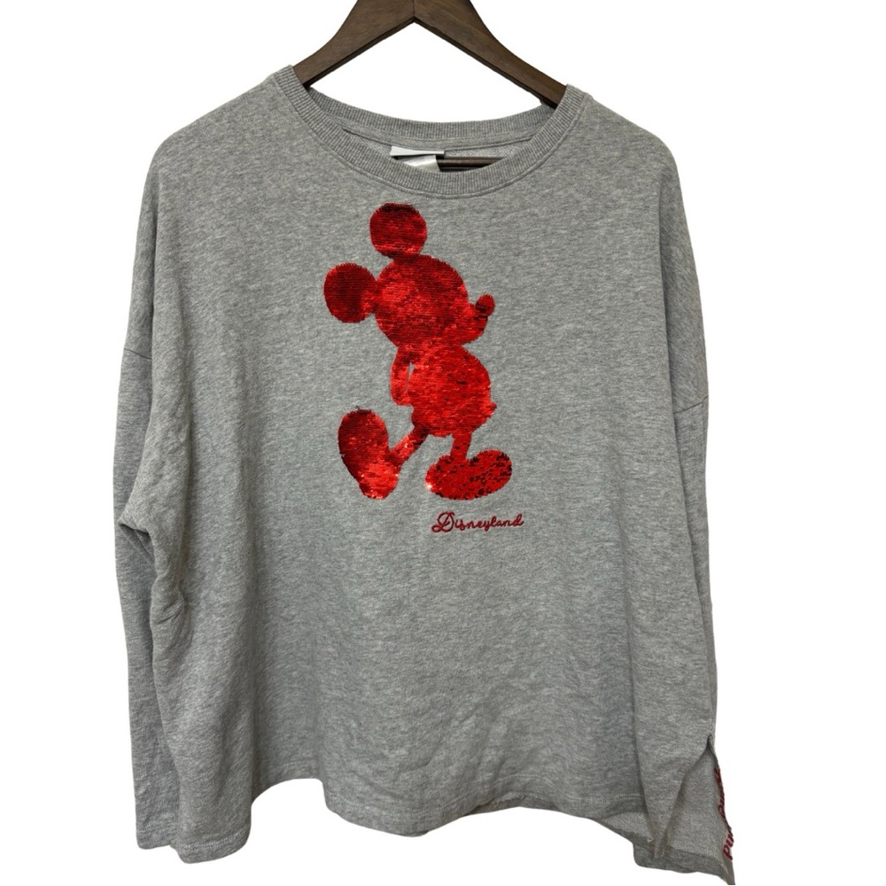 Sequin Disneyland Sweatshirt - XL
